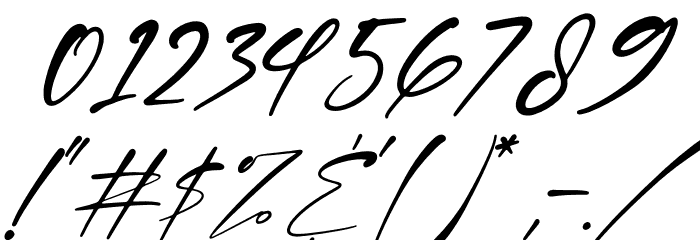 The Magestica Italic Font OTHER CHARS