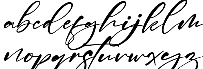 The Magestica Italic Font LOWERCASE