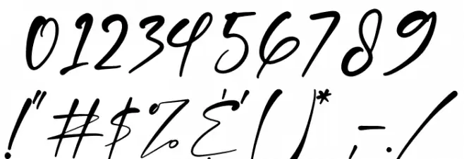 The Magestica Font OTHER CHARS