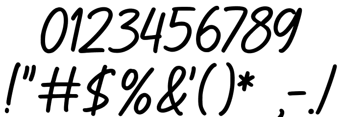 The Magic Children Font OTHER CHARS
