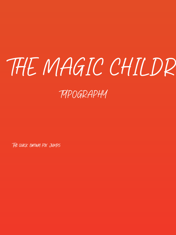 The Magic Children Poster