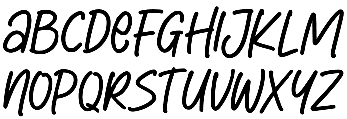 The Magic Children Font LOWERCASE