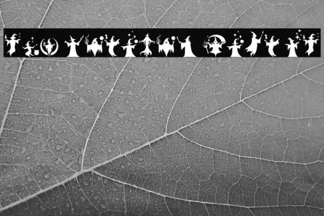 The Magical Ding St Font examples