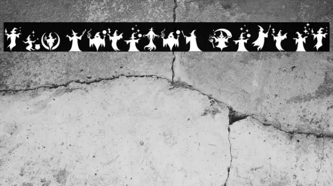 The Magical Ding St Font examples