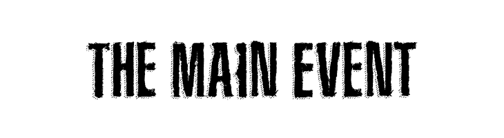 The Main Event  font caratteri gratis