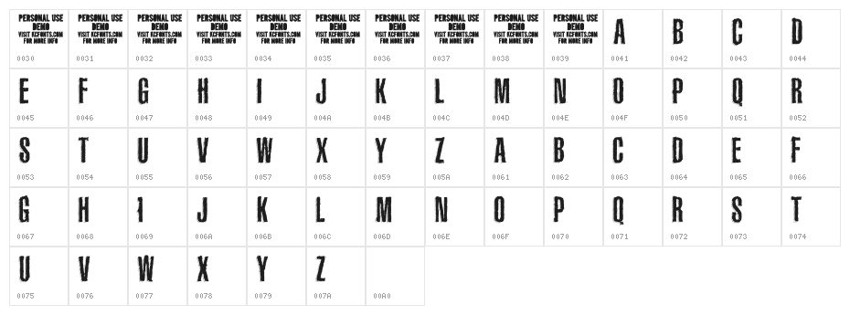 The Main Event Character Map