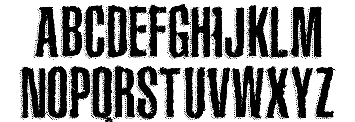The Main Event Font LOWERCASE