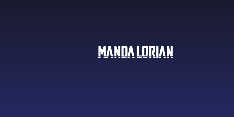 The Mandalorian Social Header