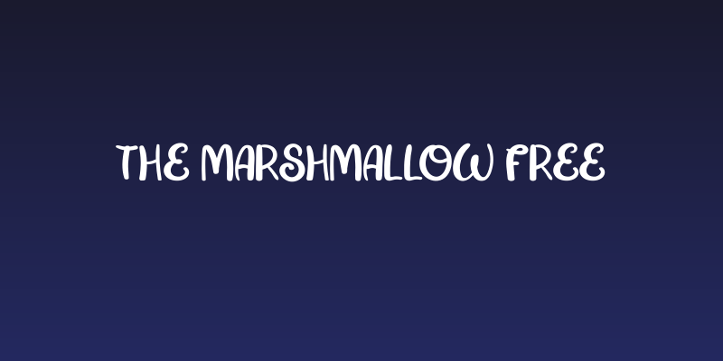 The Marshmallow FREE Social Header