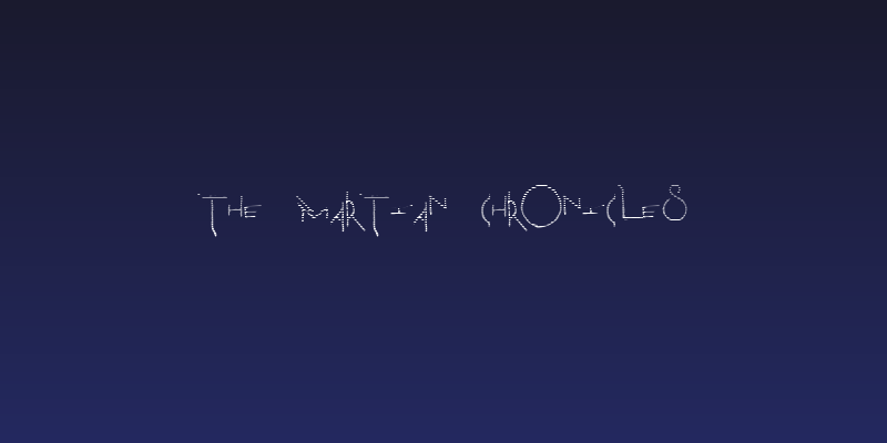 The Martian Chronicles Social Header