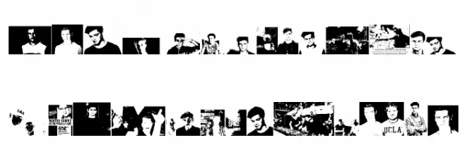 The Martin Garrix Font Шрифта ВЕРХНИЙ
