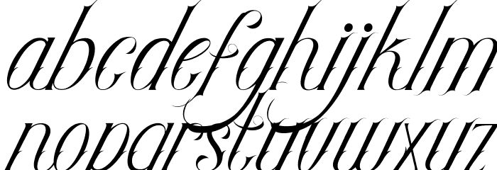 The Masquito Font LOWERCASE