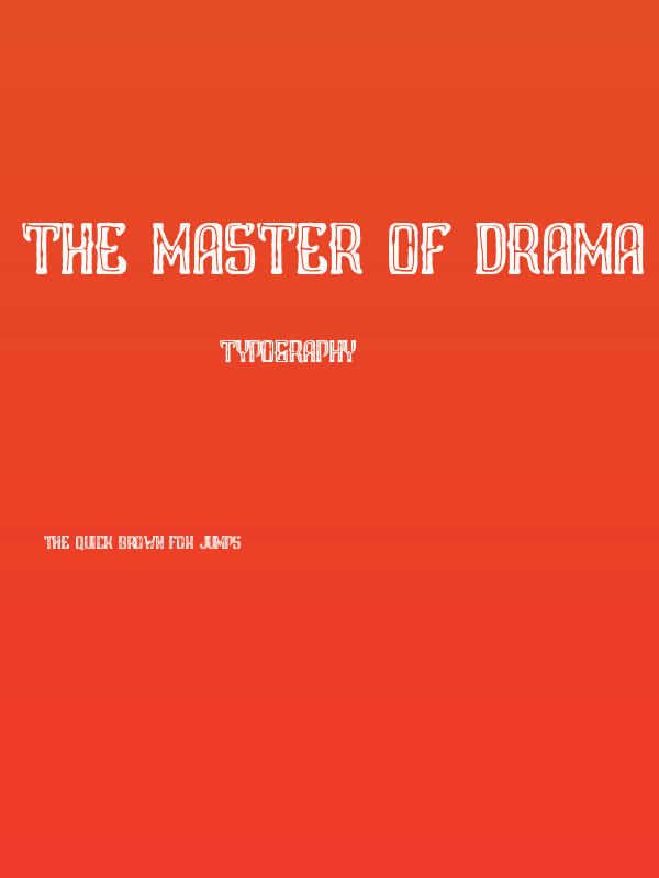 The Master of Drama Poster
