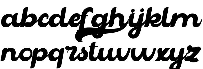 The Matesih Font LOWERCASE