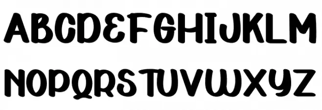 The Me Schriftart Groß