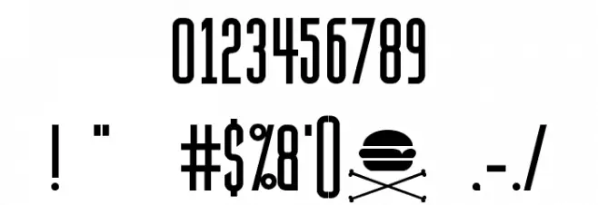 The Medic Regular Font OTHER CHARS