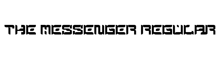 The Messenger Regular  Free Fonts Download
