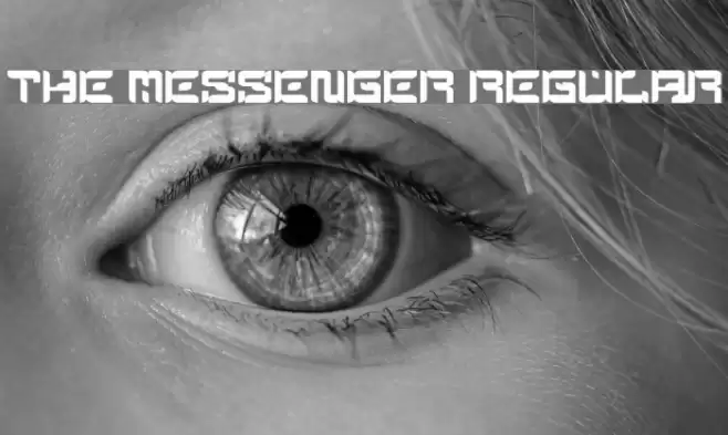 The Messenger Regular Font examples