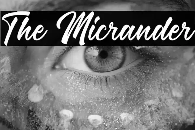 The Micrander Font examples