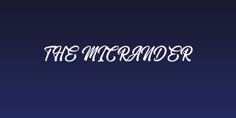 The Micrander Social Header