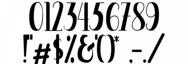 The Migare Font OTHER CHARS