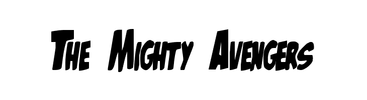The Mighty Avengers Font