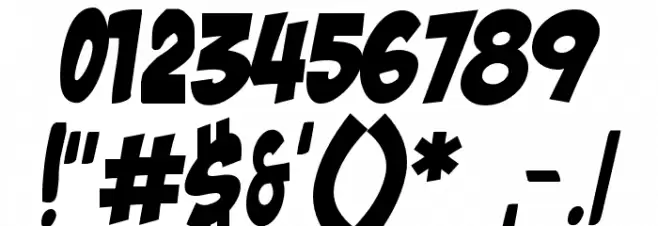 The Mighty Avengers Font OTHER CHARS