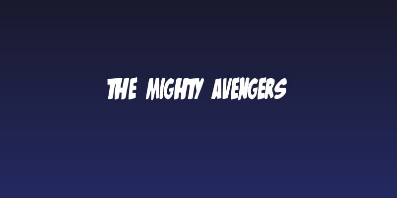 The Mighty Avengers Social Header