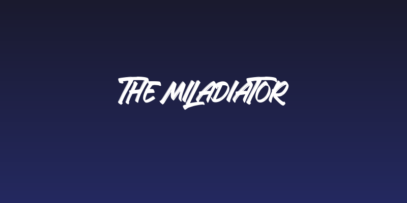 The Miladiator Social Header