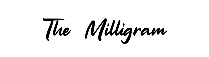 The Milligram  免费字体下载
