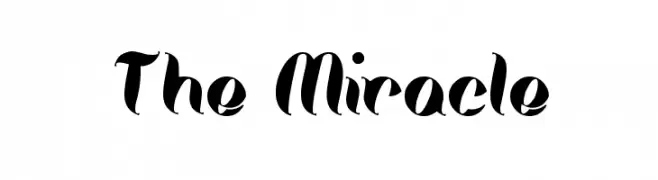 The Miracle  免费字体下载