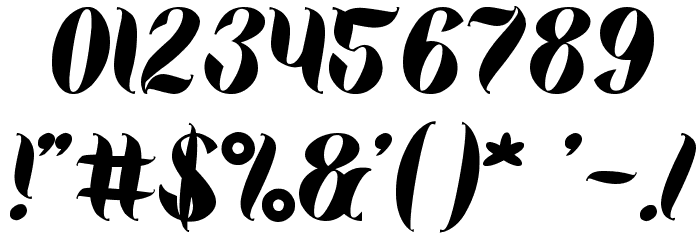 The Miracle Font OTHER CHARS
