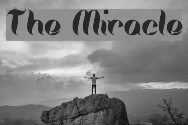 The Miracle Schriftart examples