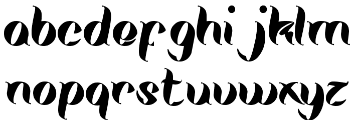The Miracle Font LOWERCASE