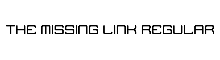 The Missing Link Regular  Fuentes Gratis Descargar