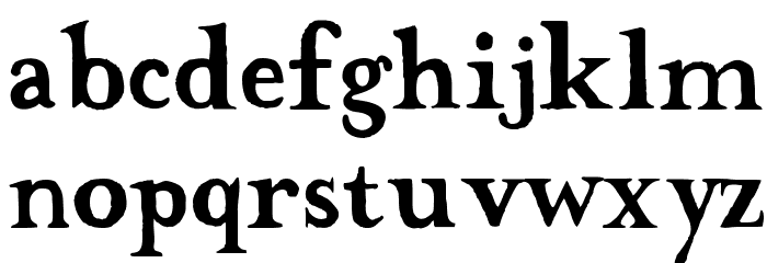 The Missus Hand Bold Font LOWERCASE