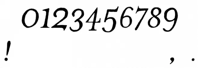 The Missus Hand Italic Font OTHER CHARS