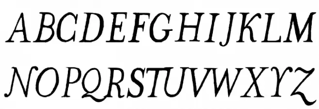 The Missus Hand Italic Schriftart Groß