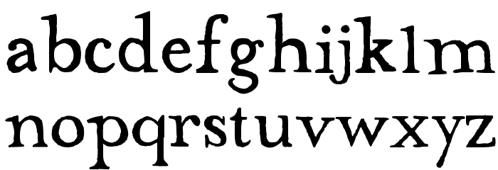 The Missus Hand Normal Font LOWERCASE
