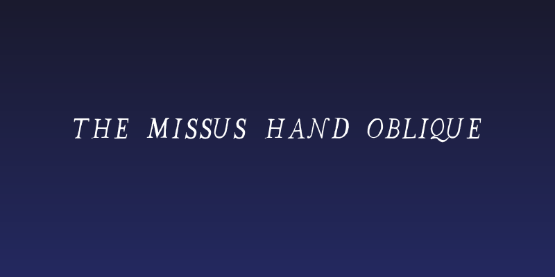 The Missus Hand Oblique Social Header
