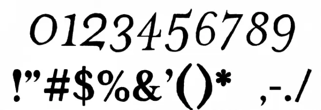 The Missus Hand Strong Font OTHER CHARS