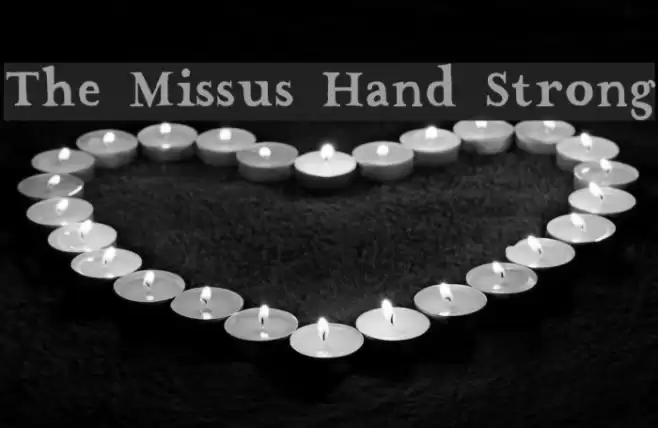 The Missus Hand Strong Font examples