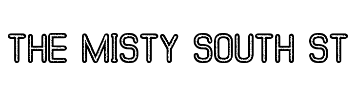 The Misty South St  フリーフォントのダウンロード