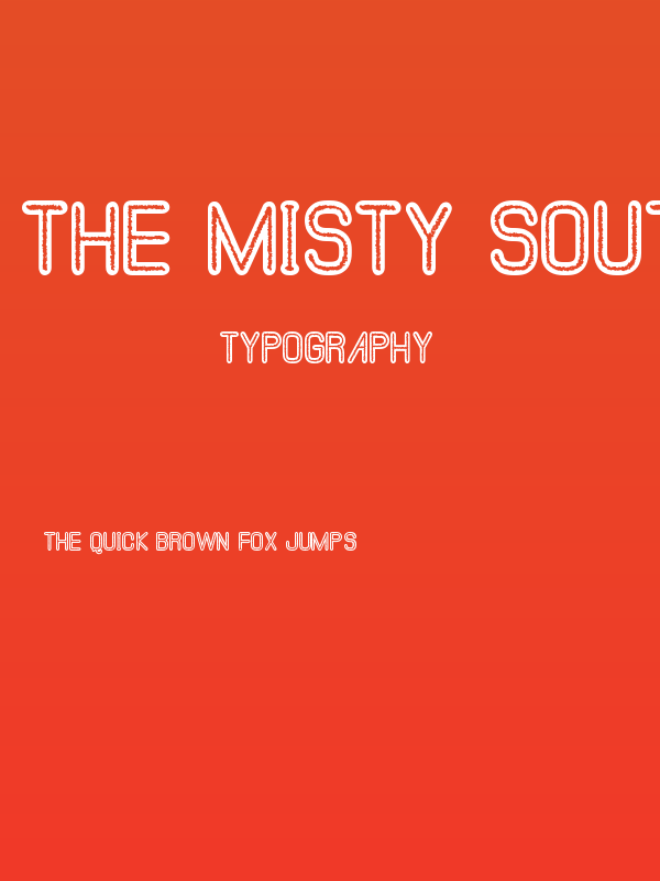 The Misty South St Poster