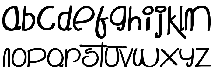 The Mocking Bird Font LOWERCASE