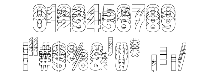 The Modern Chaos Font OTHER CHARS