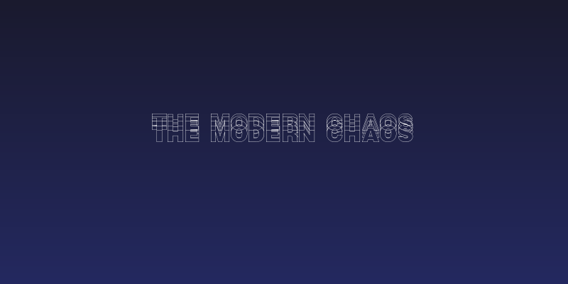 The Modern Chaos Social Header