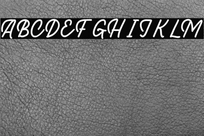 The Moniktun Personal Use Font examples