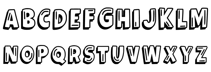 The Monkey Regular Font LOWERCASE