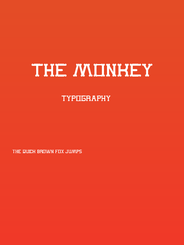 The Monkey Poster